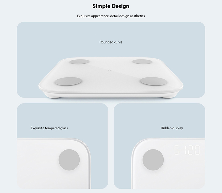 Xiaomi Mi Body Fat Scale 2 Test 13 Body Date BMI Health Weight Scale LED Display Xiaomi Weight Scale 2