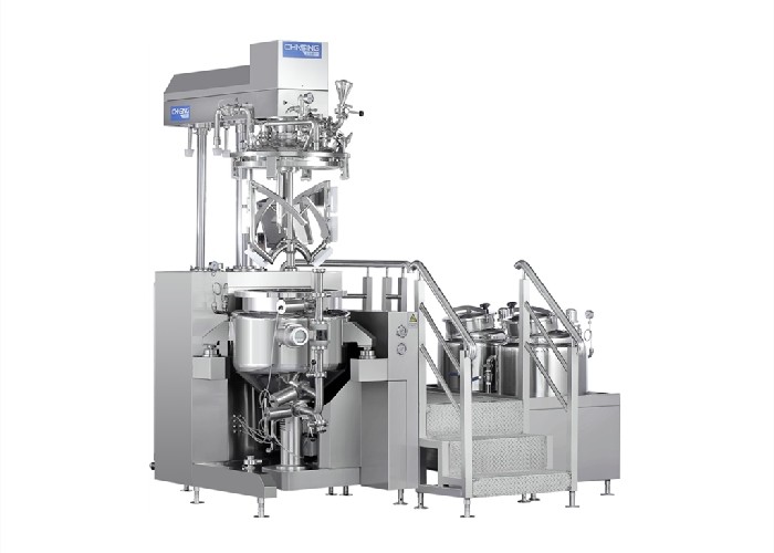 10000L Cosmetic Emulsifier Mixer With Circulation Homogenizer 3phases 200V