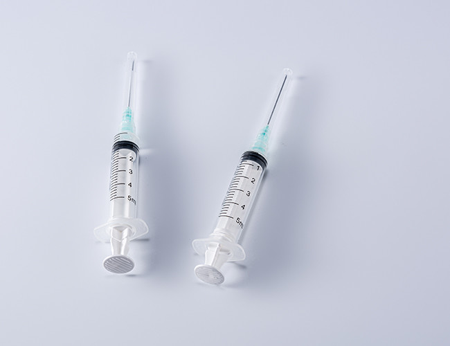FDA510K Medical Sterile Disposable Syringe With Needle 5ml
