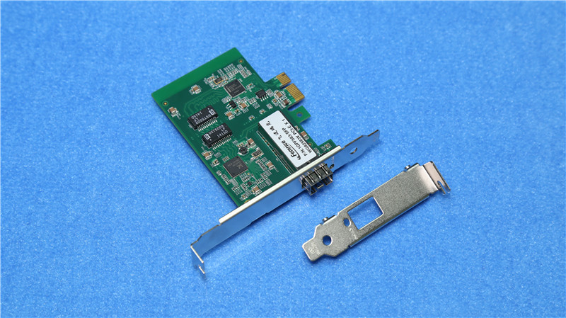 1000Mbps PCIex1 SFP Slot LC Fiber Network Interface Card FTTD Gigabit Controller Ethernet Fiber Optical Computer Use NIC