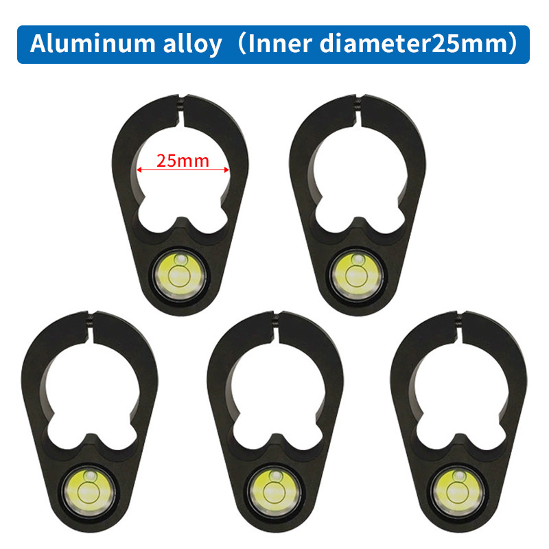 5 PCS Vial with Holder Fits Diameter Pole Bubble for Pole Total Station GPS RTK GNSS