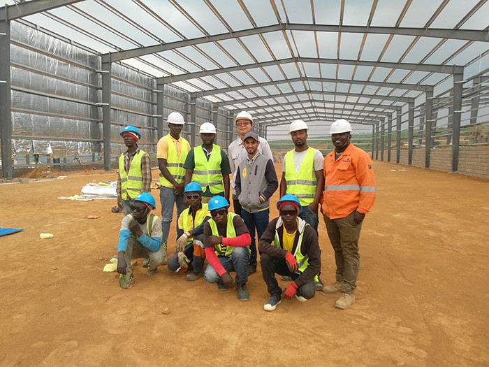 Industrial Use GB Standard Steel Structure Workshop H Steel Column And Beam