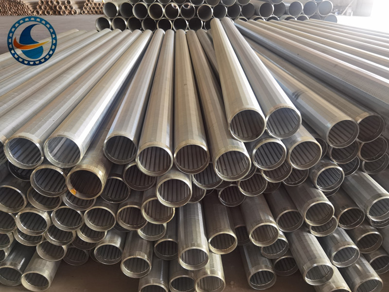 6-5/8" Low Carbon Galvanized Wedge Wire Screen Filter For Sand Control