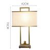 Buy cheap Marble Base Fabric Bedlamp from wholesalers