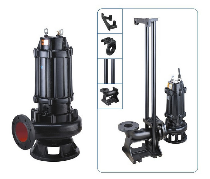 220/380V Electric Submersible Sewage Pump , Outdoor Electric Water Pump