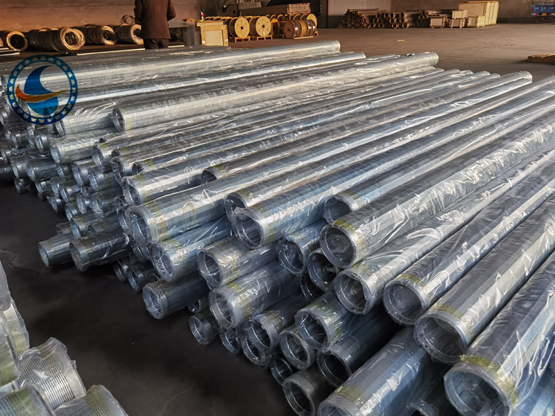 4-1/2" Slot 40 Wire Wrapped Pipe , Well Screen Pipe Corrosion Resistance