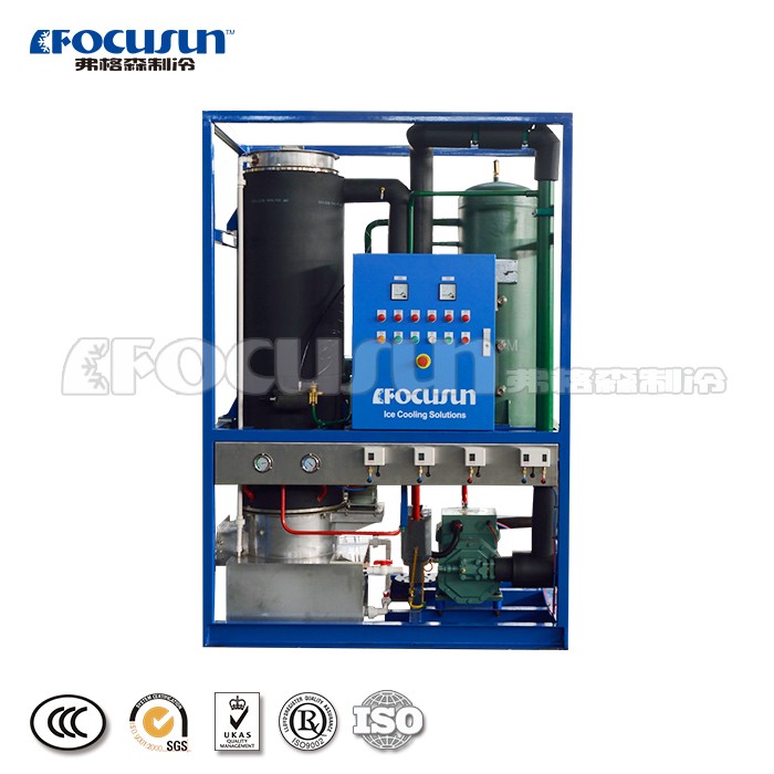 Make Cold Drinks with Ease Focusun 3 Ton Tube Ice Air Cooling Machine Automatic Ice Maker