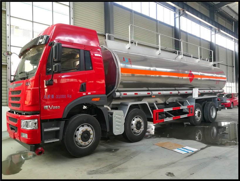 FAW 26-28cub 260 Horsepower Front Four Rear Six (8x2) Aluminum Alloy Chemical Vehicle Special Truck Special Transport Truck
