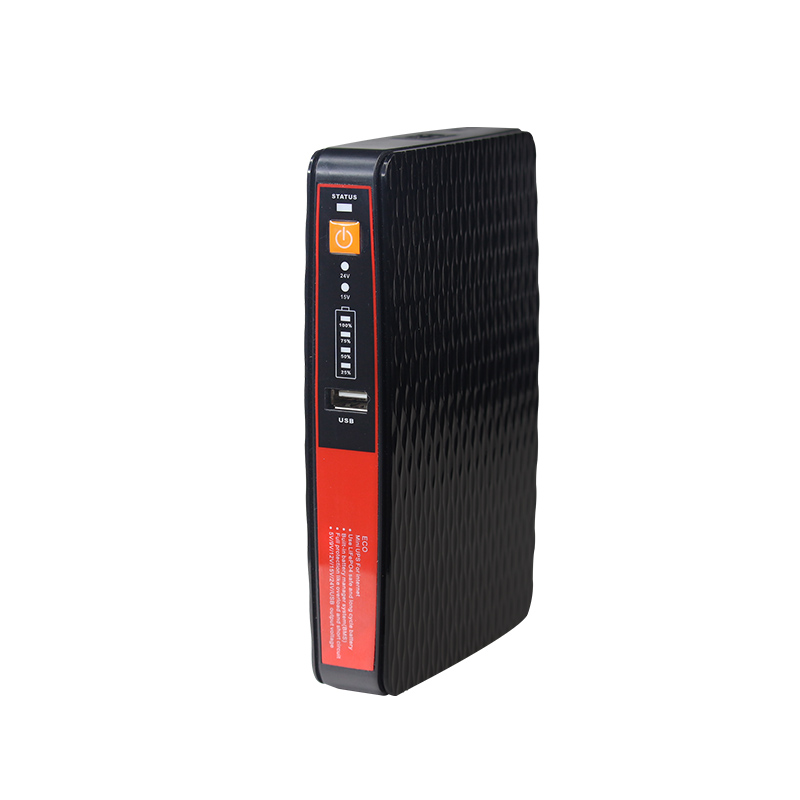 Mini DC UPS 7200mAh 18W 220V 8800mAh Lifepo4 POE For Wifi Router Wi-Fi Routers TV