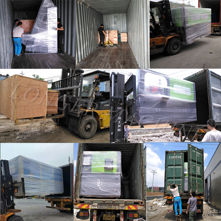 500ML PET Bottle Making Machine / Semi Automatic 4 Cavity / Small Plastic Bottle Blower