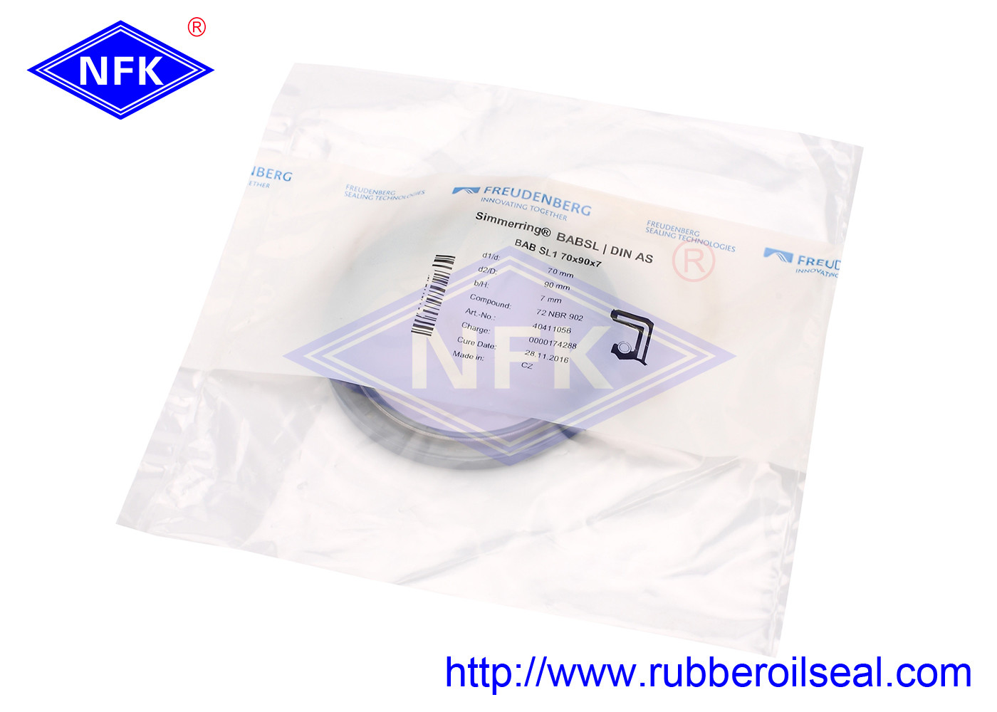 Hydraulic Pump CFW Rubber Oil Seal BABSL 70*90*7 Wear - Resistant Shaft Simrit 303195