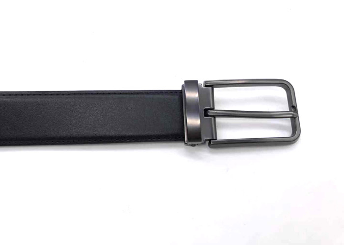 Brown Black 1.3" Width Mens Leather Dress Belt