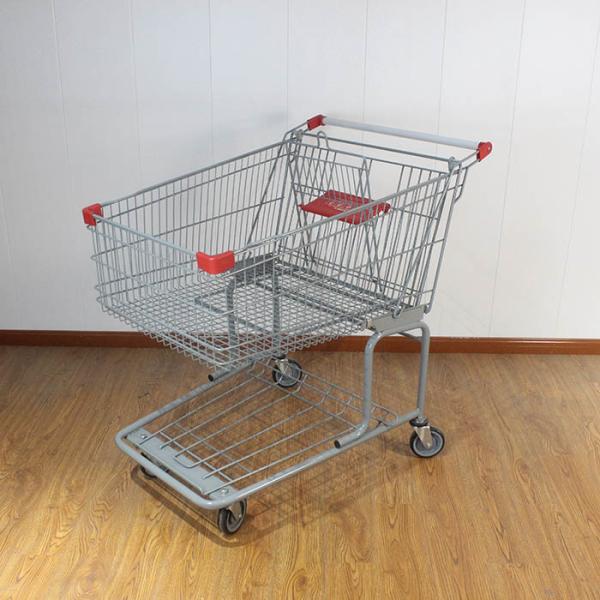 American Style Shopping Trolley 175L Customizable Large Supermarket Grocery