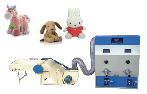 Sleeping Pillow Filling Machine Pets Sofa Cushion Teddy Bear Making Machine 450kg H