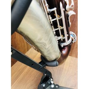 Baritone Saxophone customise making available bari sax matt black nickel plated
