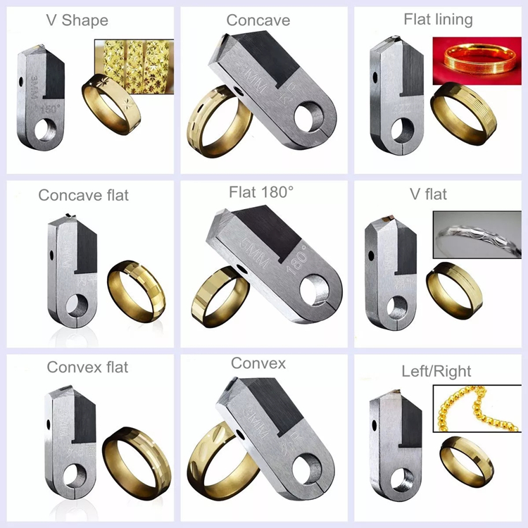 130 Degree Monocystal Diamond Faceting Tools