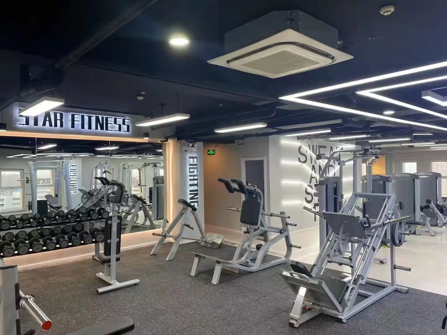 Commercial Gym Equipment Plate Loaded Strength Training Linear Leg Press Hack Squat