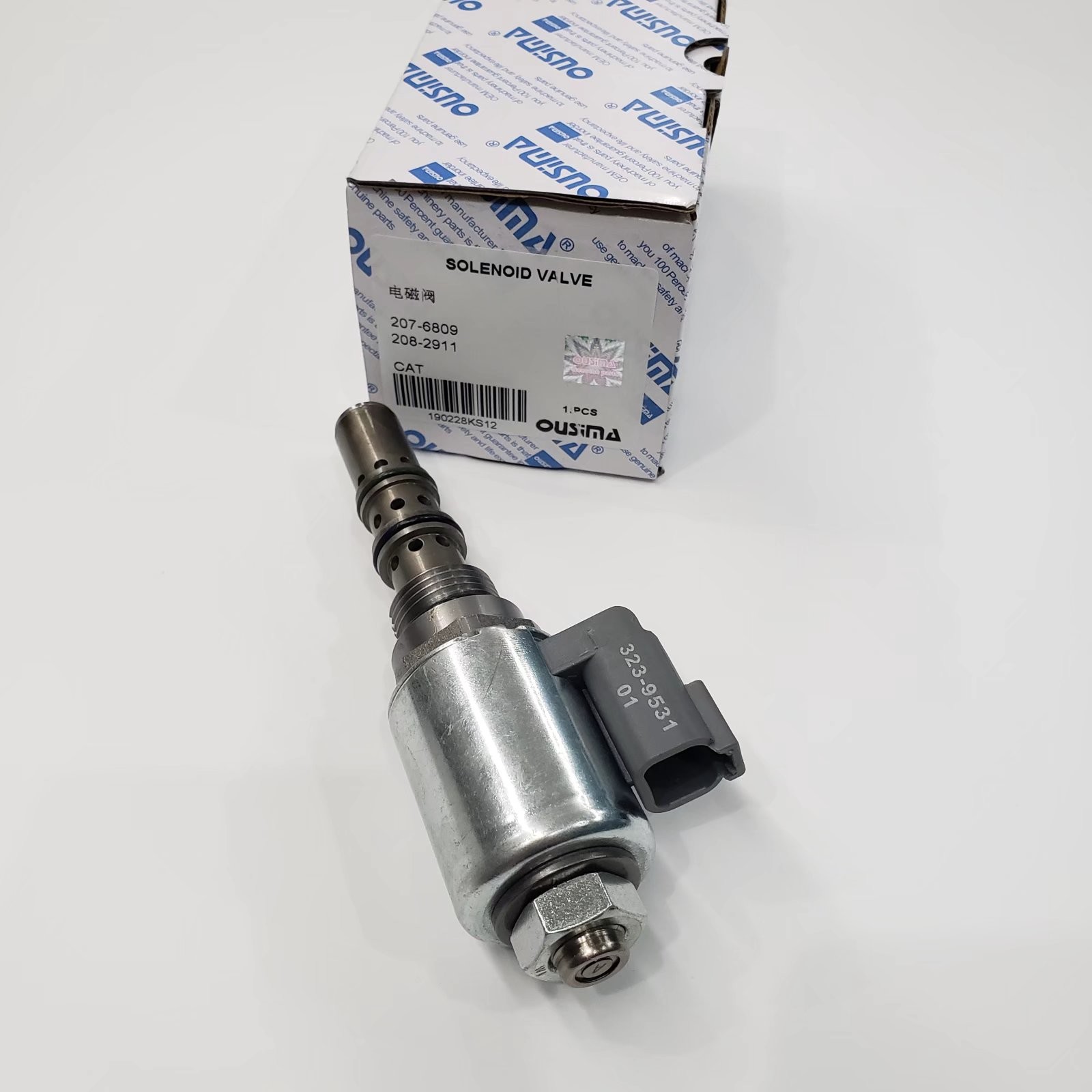 OUSIMA Solenoid Valve 207-6809 208-2911 For Engine Wheel Loader