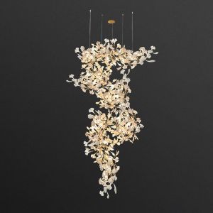 Modern LED Chandelier Lights 2700K-6000K Mounted LED Pendant Lamp