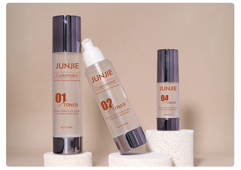 1oz 30ml Airless Mist Spray Bottles Mini Travel Size Free Plsctic Vacuum Transparent Bottles For Perfume Facial Toner