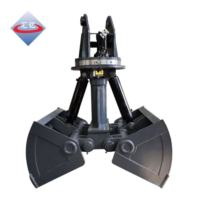 20t Hydraulic Clamshell Bucket For Excavator 360 Degree Rotating Excavator Bucket
