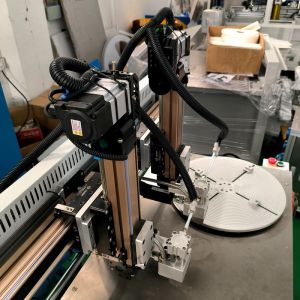 Customizable Filter Screen End Cap Sealant Manufacturing Machine with Scraping