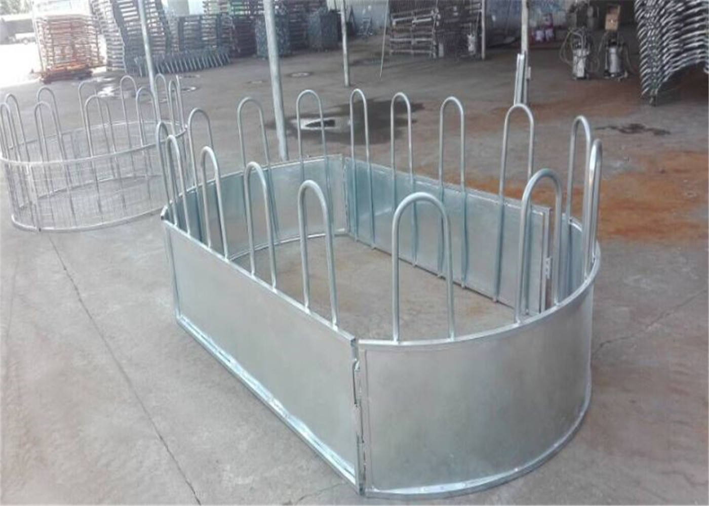 30X60mm Oval Pipe Cattle Livestock Yard Panel