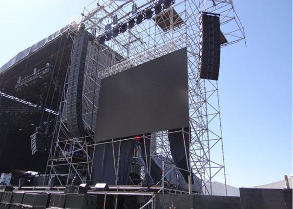P10 Full Color Outdoor Rental LED Display Curtain Video Wall 1/8 Dynamic