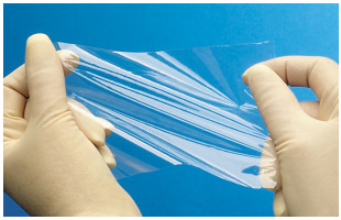 polyurethane PU film with adhesive and release paper for wound dressing
