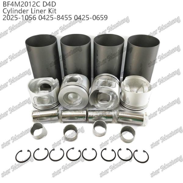 Engine Piston Kit for Heavy-Duty Vehicles BF4M2012C D4D 2025-1056 0425-8455 0425