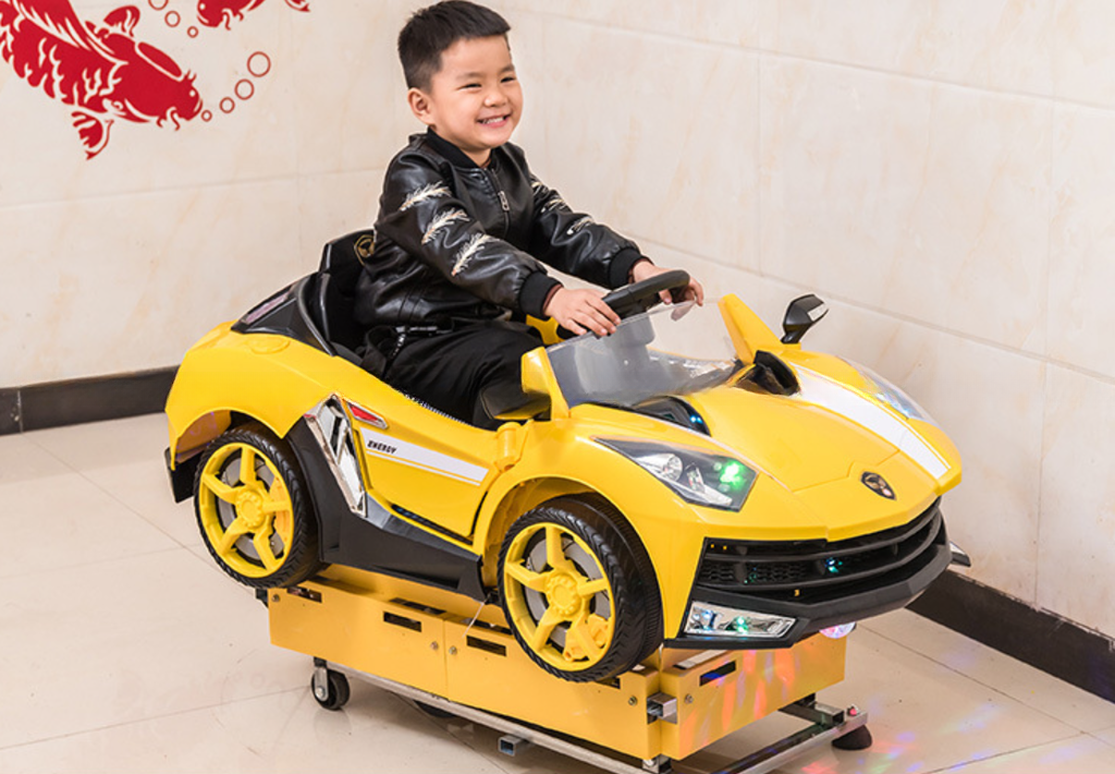 Dreamland Hot sale coin operated rambo car kiddie rides on car for children game city