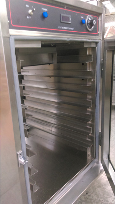 7 Trays Electric Glass Door Two Side Open Commercial Food Warmer Holding Cabinet