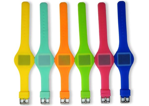 Candy colors Children's Electronic Silicone Watch LED Touch Cartoon Watch