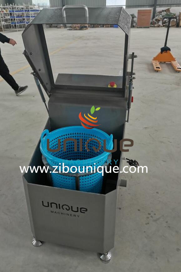 Automatic 0.75kw Centrifugal Spin Dryer for Fresh Fruits and Vegetables 1600*800*1200 mm