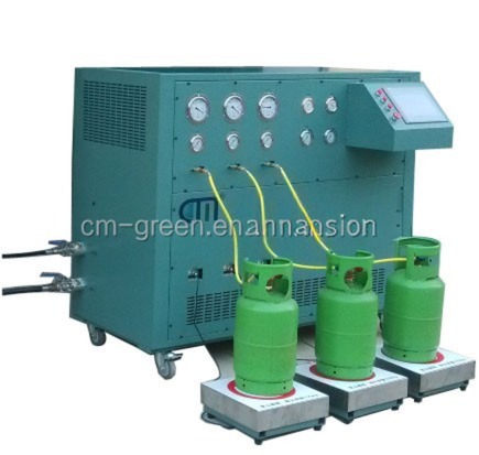 3-stage R404a refrigerant filling equipment R134a recovery charging filling machine gas charging station