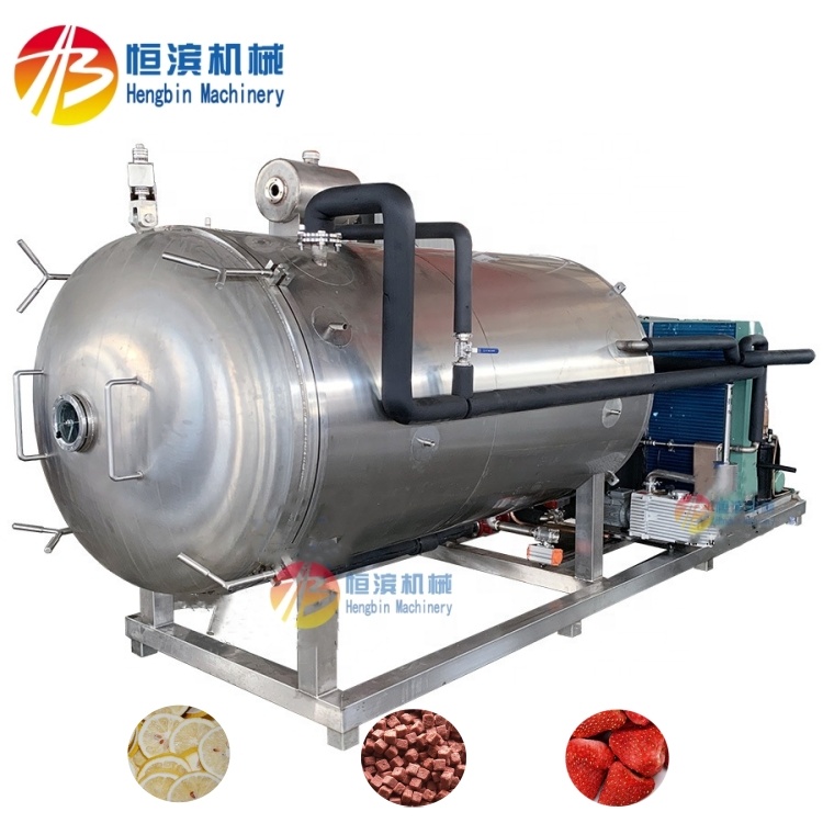 200kg/Batch Capacity Vacuum Freeze Dehydration Machine For Flower And Candy Freeze Dryer