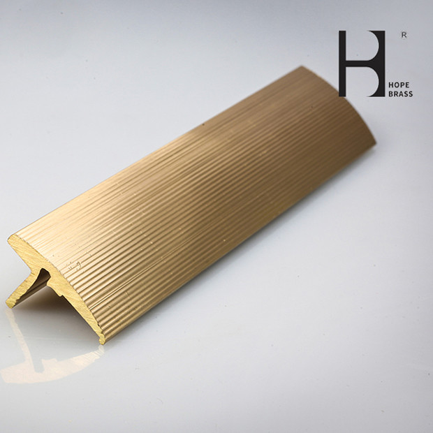 Popular Rustproof H T Shapes Brass Extruding Profiles L Angle Copper Alloy Profiles Bars ODM Chinese Manufacturer