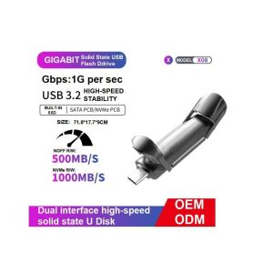 Customizable Usb C Memory Stick 1tb SATA And Nvme Interface Flash Memory Devices