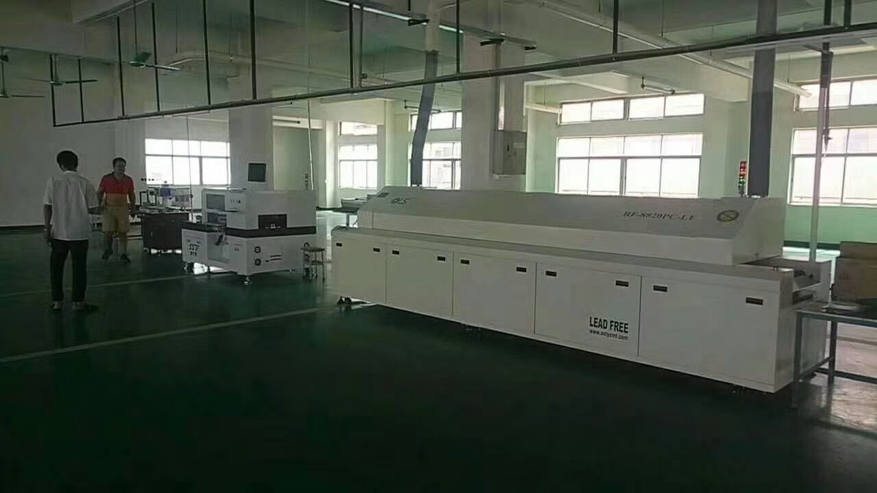 Chain Rail Type Reflow Soldering Machine , 8 Zone PC Control SMD Reflow Oven