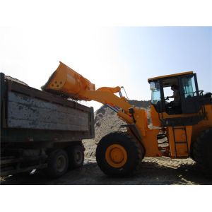 Safety Single Arm Small Front End Loader WEICHAI WD10G220E23 With Hydraulic