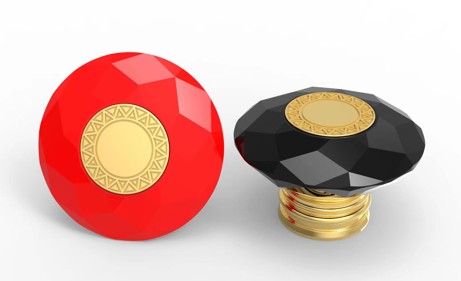 Round Zamac Metal Perfume Bottle Caps Luxury Creative Universal Fea 15Mm