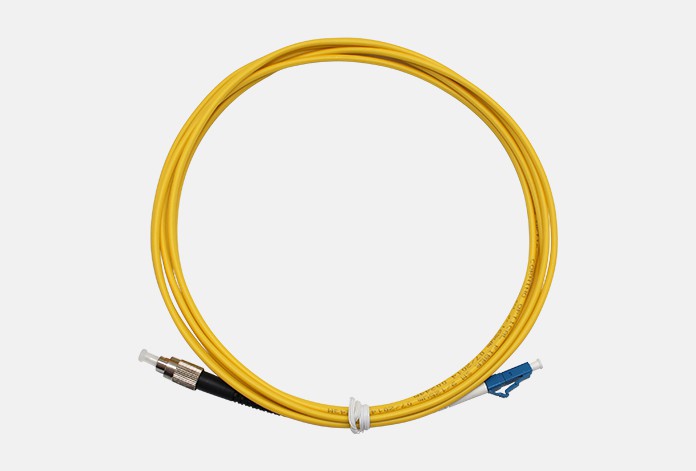 700 1 3.0mm Fiber Optic Patch Cord / Simplex LC To FC Patch Cord ROHS Certified
