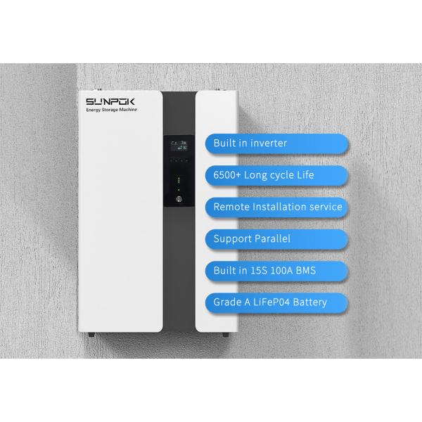 Off -Grid All In One Ess Eu Warehouse Built In 5.12Kwh 50Ah 200Ah 100Ah 51.2V