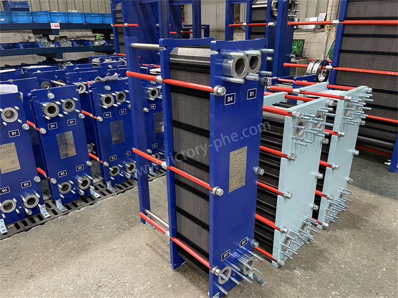 Gasketed Plate Heat Exchanger 0.5mm Painted Plate Frame Heat Exchanger