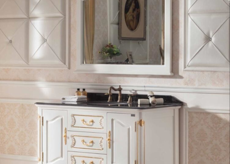 130cm Solid Wood Bathroom Vanity 24 Inch Contemporary Bathroom Vanity