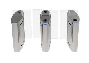  SS304 Acrylic BLDC Motor Half Body Turnstiles 550mm Channel For Access Control Manufactures