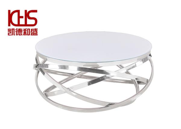 KDHS Light Luxury Living Room Bedside Table Stainless Steel Marble Small Coffee