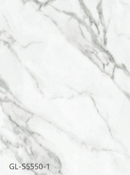 6mm Light Grey Marble Vinyl Flooring Dampproof Nature Friendly Scratch Resistant