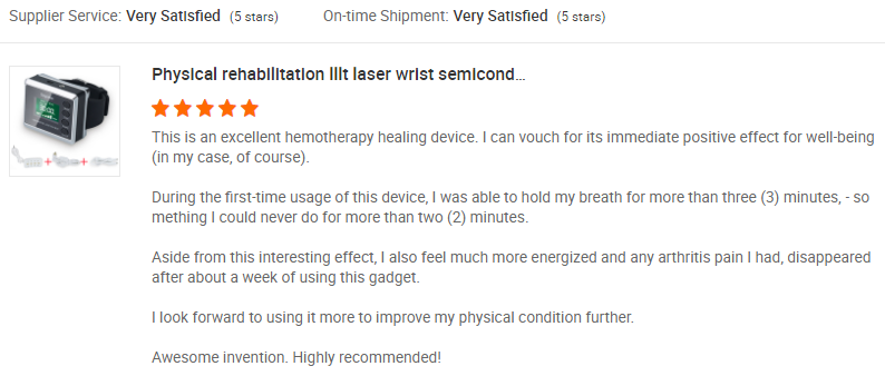 Diabetes Rhinitis Medical Laser Watch Pain Relief Physiotherapy Cold Laser Therapy Watch
