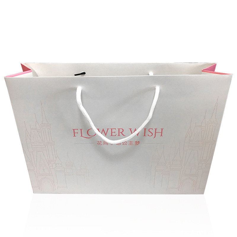 Handmade 16x6x12'' Paper Bags Cosmetic Kraft Christmas Gift Bags